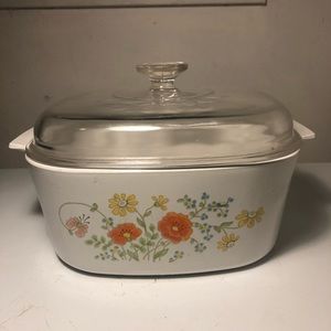 CorningWare 5 quart Wildflower Bouquet with Lid